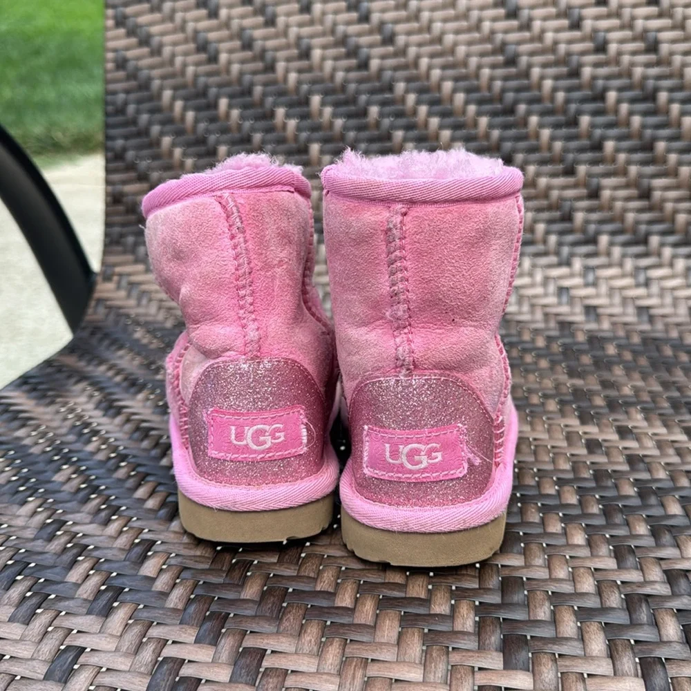 UGG Kids Sparkly Pink Boots